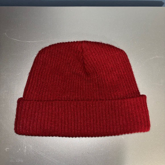 Kith Dark Red Knit Hat Beanie - Picture 2 of 3
